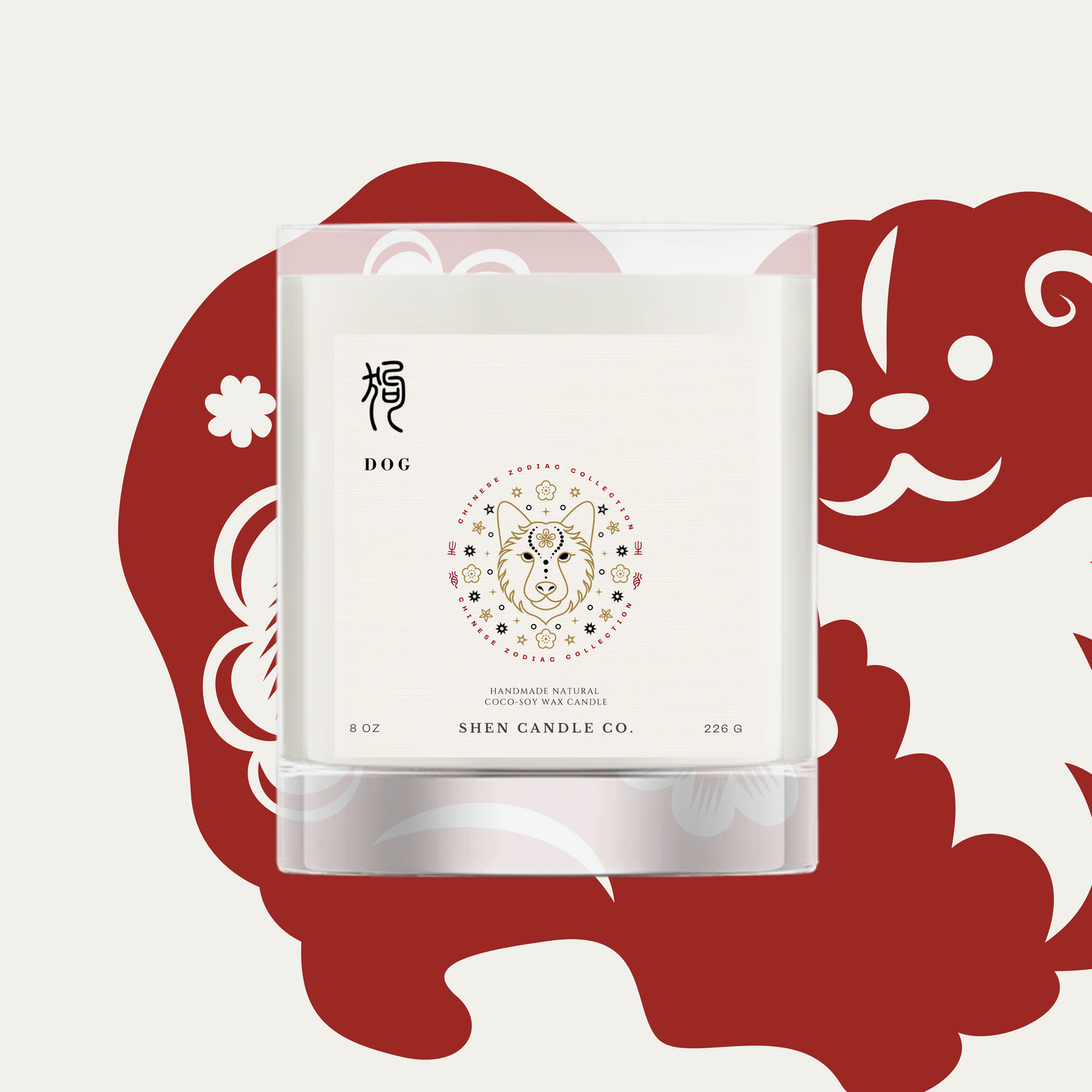 Chinese Zodiac Custom Candle