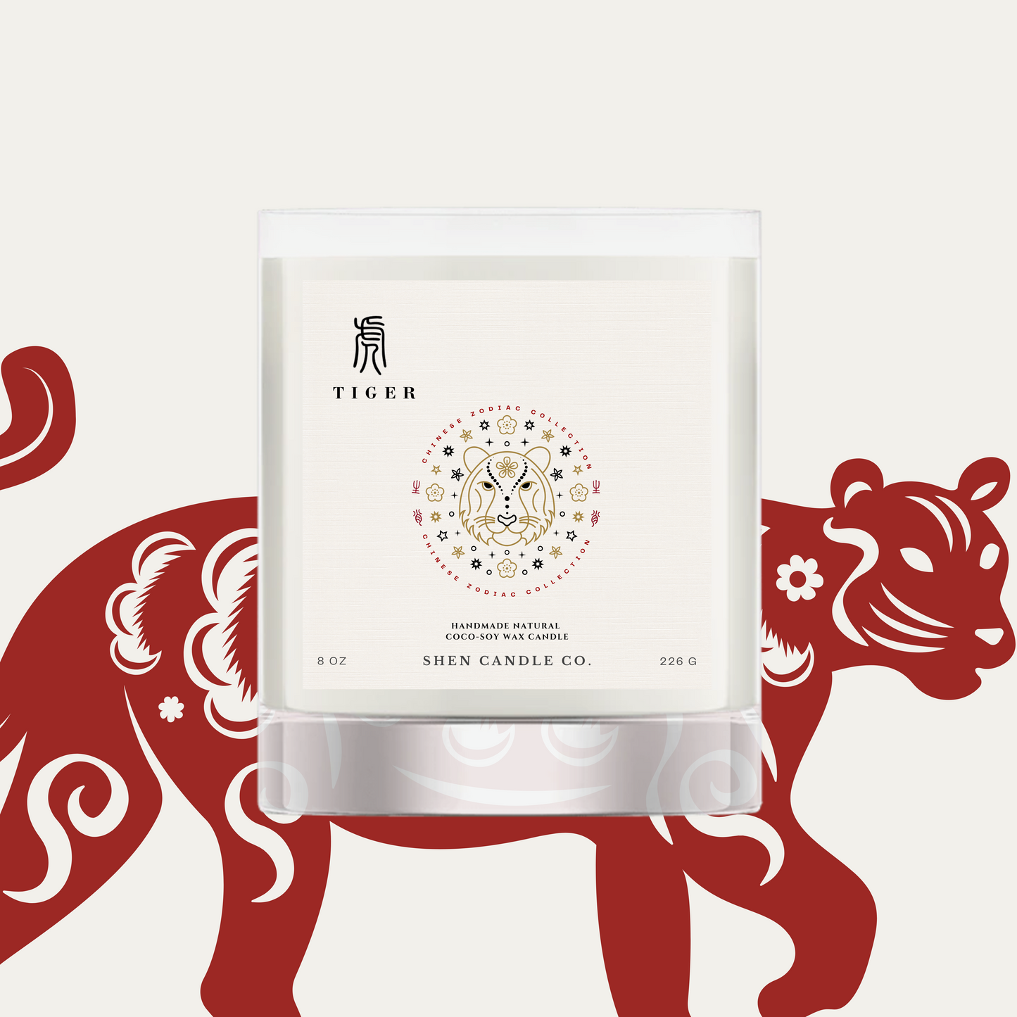 Chinese Zodiac Custom Candle