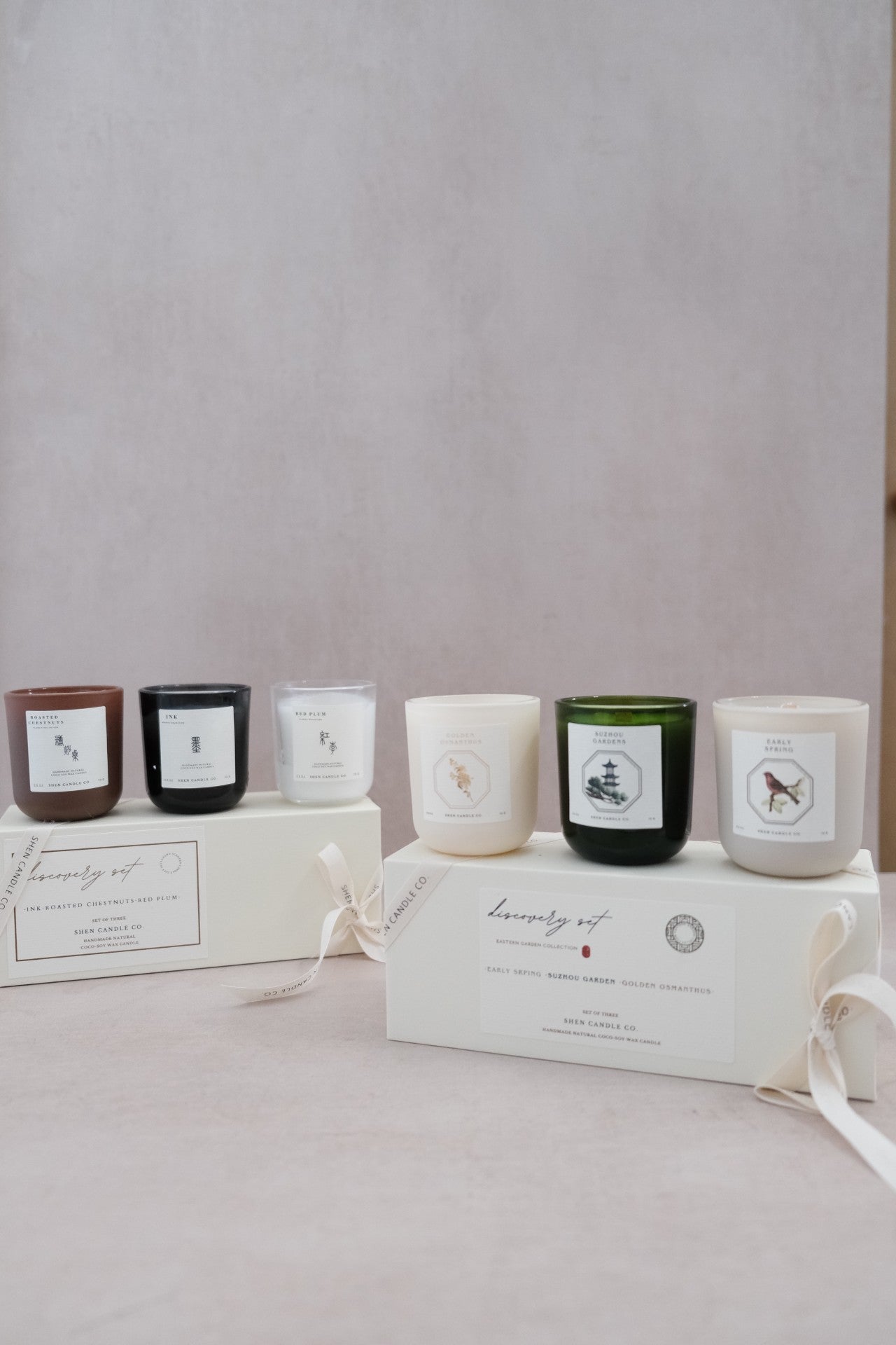 Mini Candle Discovery Set of Three- Eastern Garden Collection